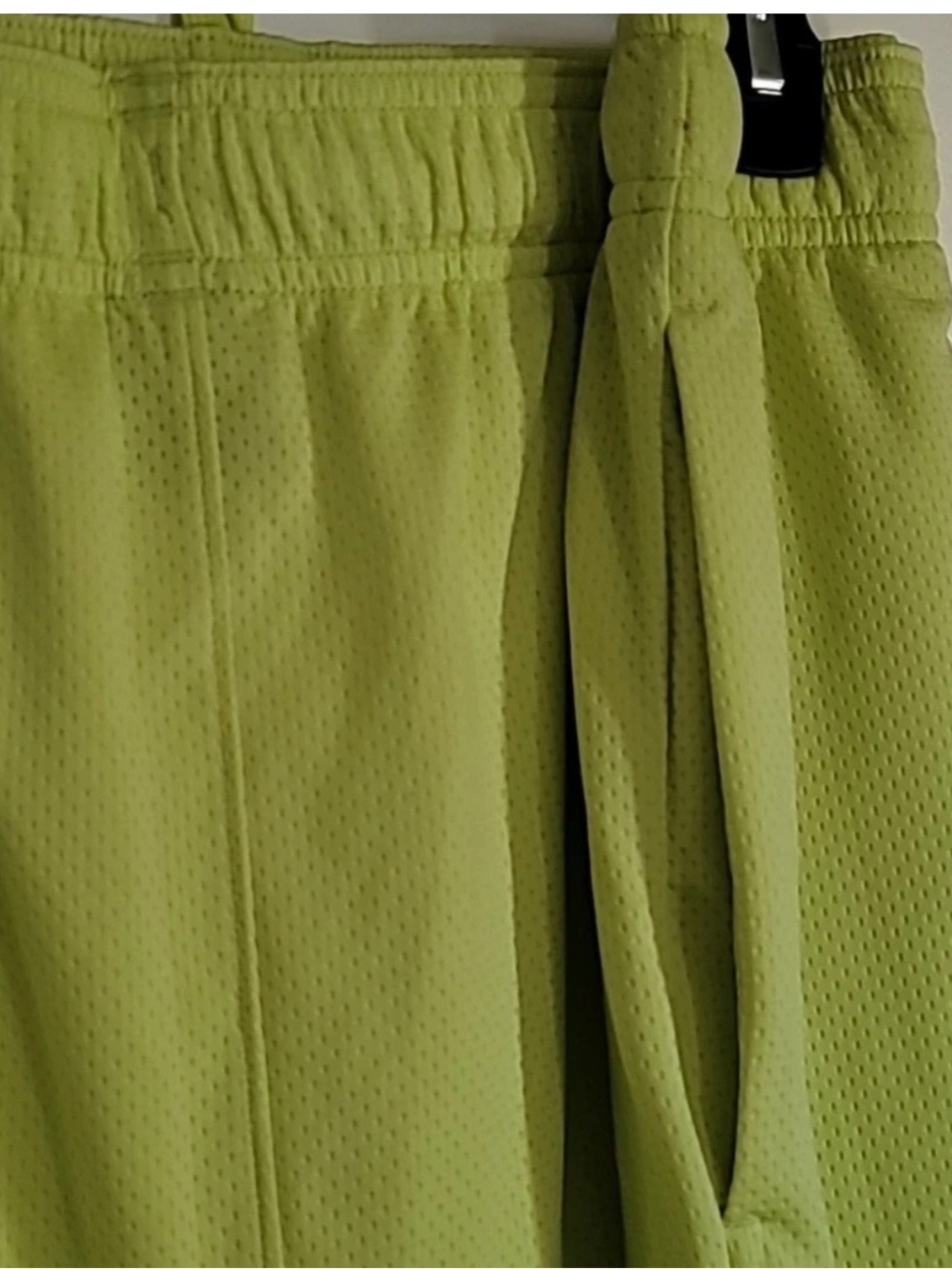 Athletic Works Neon Yellow/Lime Drawstring Mesh Basketball Shorts Men’s M NEW - Picture 5 of 14